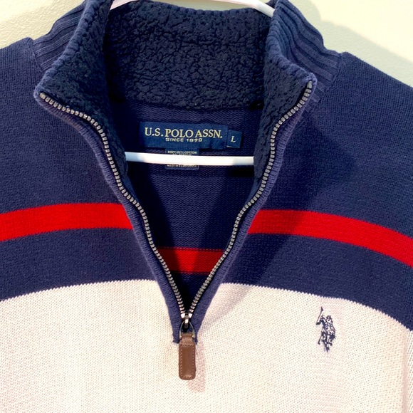 Mens Ralph Lauren Quarter-zip Sweater - Picture 3 of 4